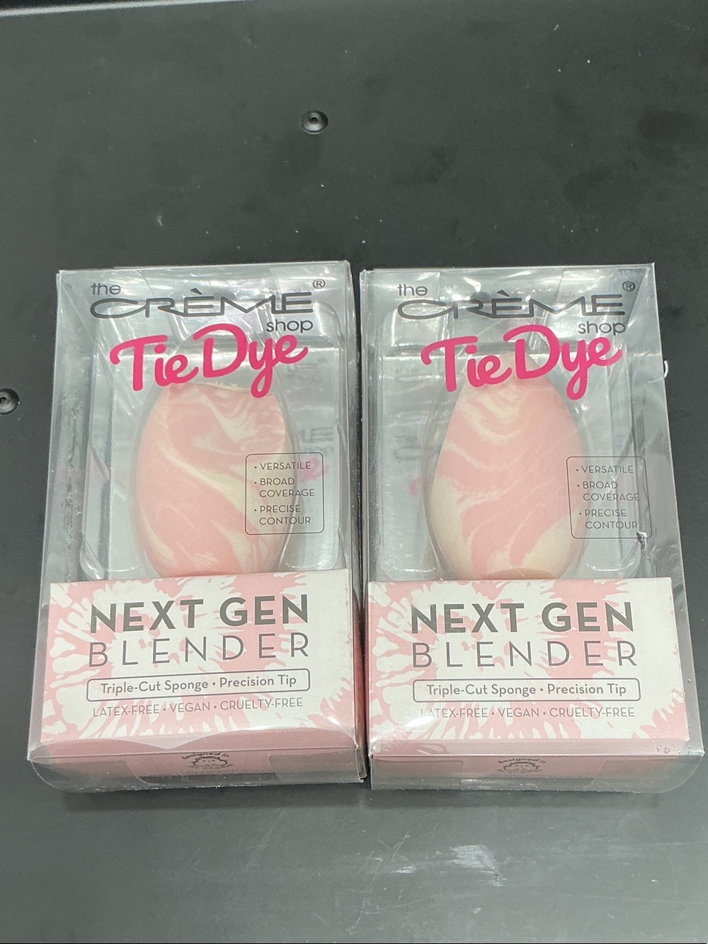 The Crème Shop Tie Dye Next Gen Blender Makeup Sponge - Pink/White